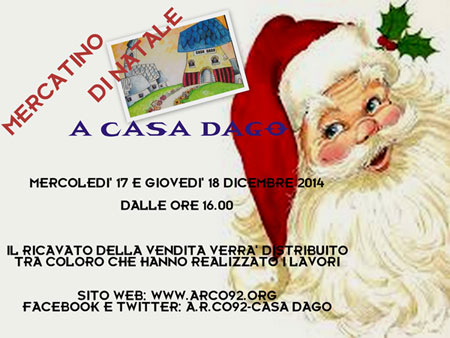 Casa Dago Mercatino di Natale locandina 